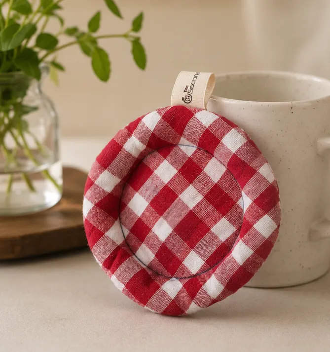 Upcycled Fabric Coasters